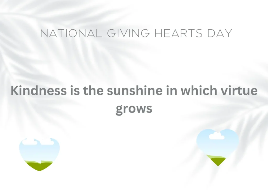 National Giving Hearts Day cards