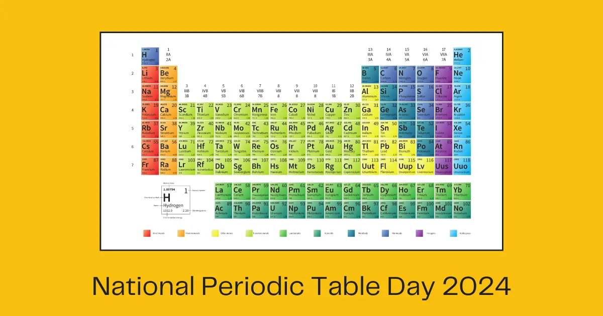 National Periodic Table Day