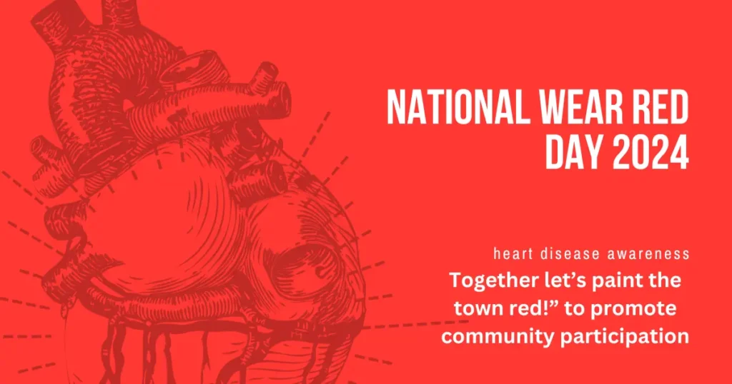 National Wear Red Day cards